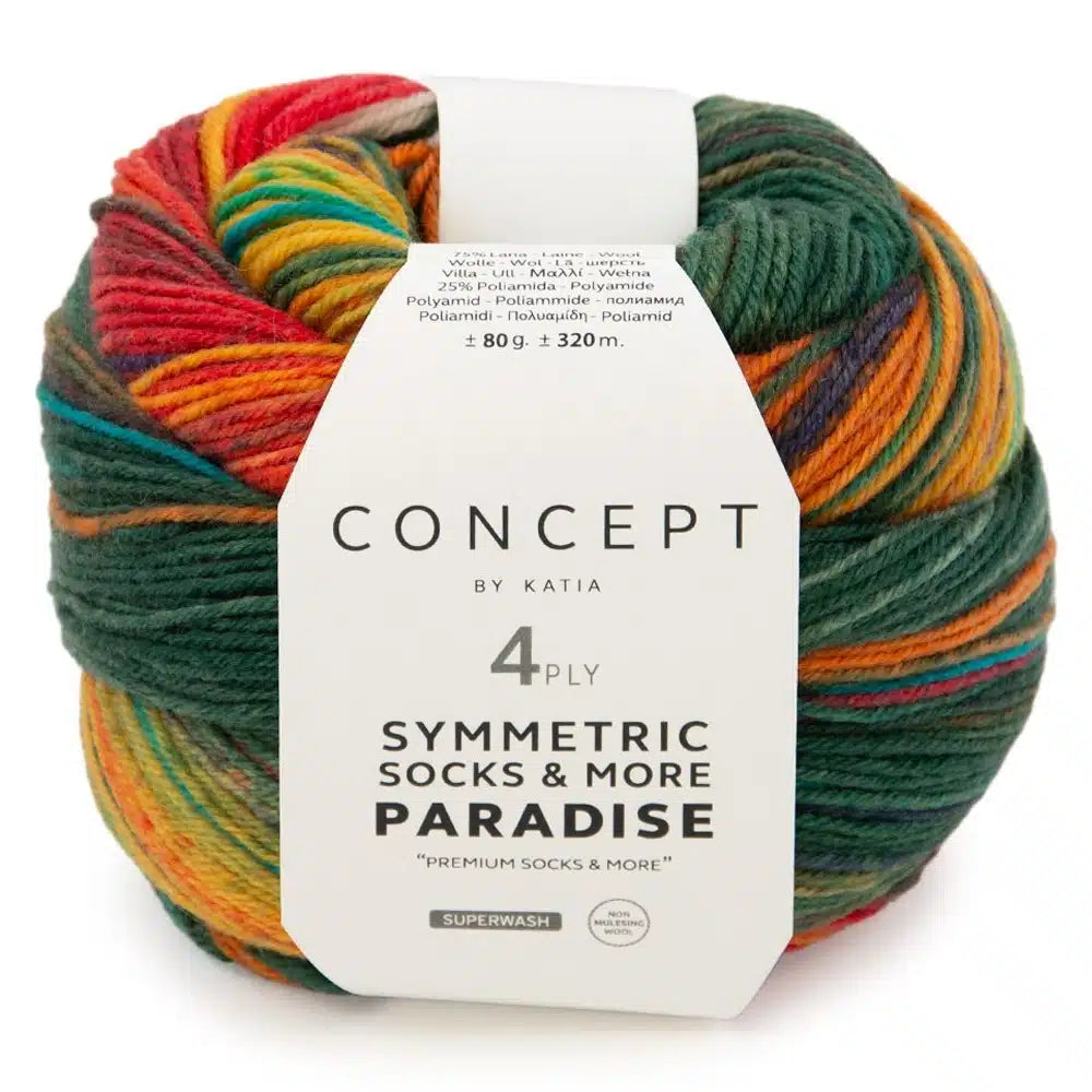 Symmetric Socks & More - Paradise - Katia