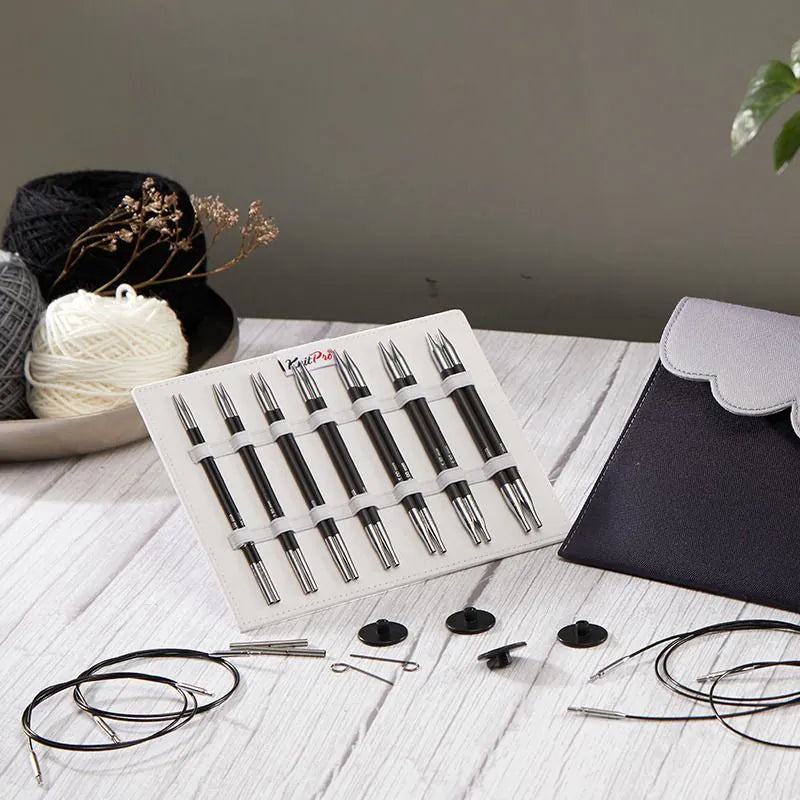 Set d'aiguilles interchangeables - Karbonz Midi 13 cm (5") - KnitPro