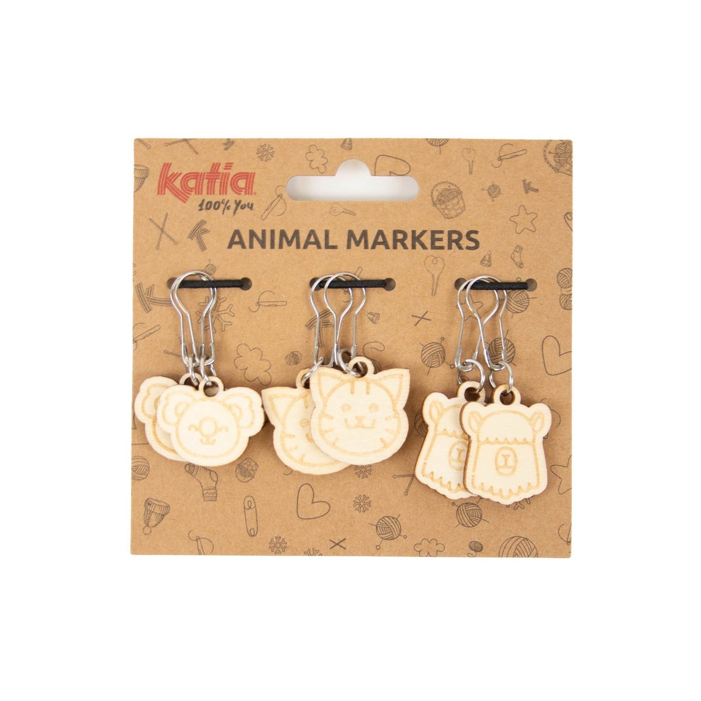 Animal stitch markers - Katia