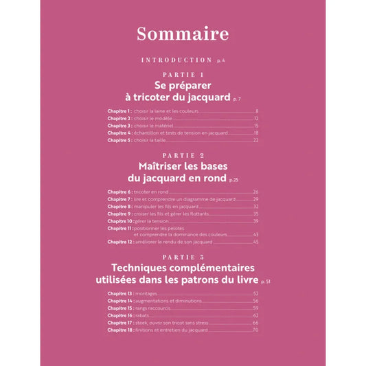 Oser le jacquard en rond - Alice Gerfault & Éditions de Saxe