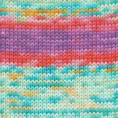 Démonstration tricotée de Move, laine à chaussettes d'épaisseur fingering de la marque Wool Addicts (Lang Yarns)