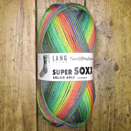 Super Soxx Color 6 ply - Time of Day Soxx - Lang Yarns