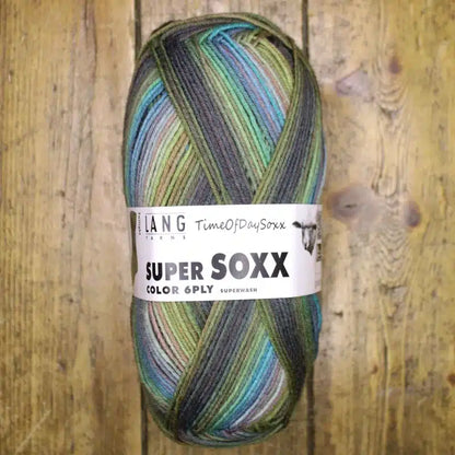 Super Soxx Color 6 ply - Time of Day Soxx - Lang Yarns