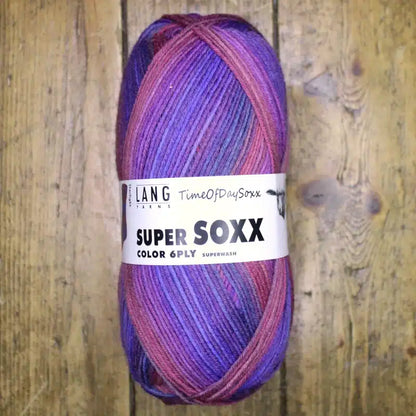 Super Soxx Color 6 ply - Time of Day Soxx - Lang Yarns