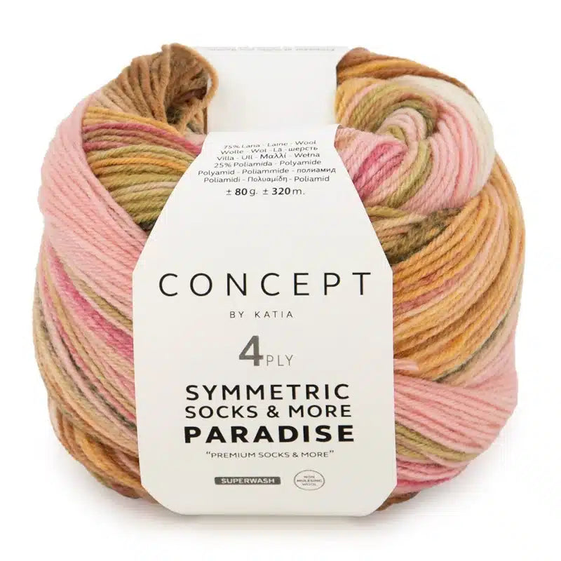 Symmetric Socks & More - Paradise - Katia
