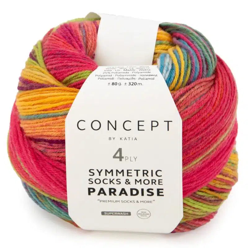 Symmetric Socks & More - Paradise - Katia