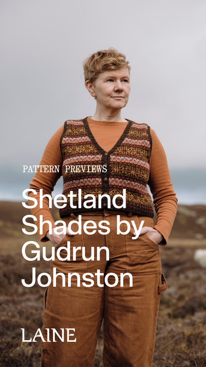 PRÉCOMMANDE : Shetland Shades - Gudrun Johnston & Laine Publishing