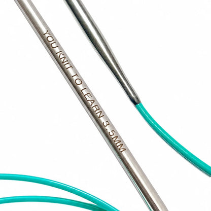 Aiguilles circulaires 80 cm - 3.5 mm - You Knit To Learn