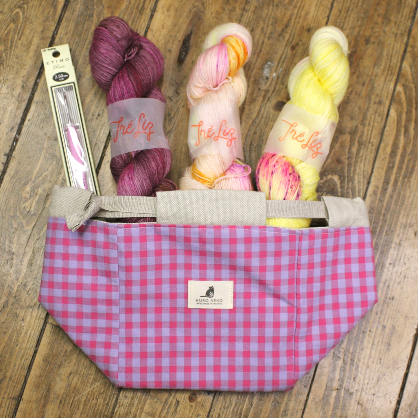 Sac à projet Big Anne - Kuro Neko