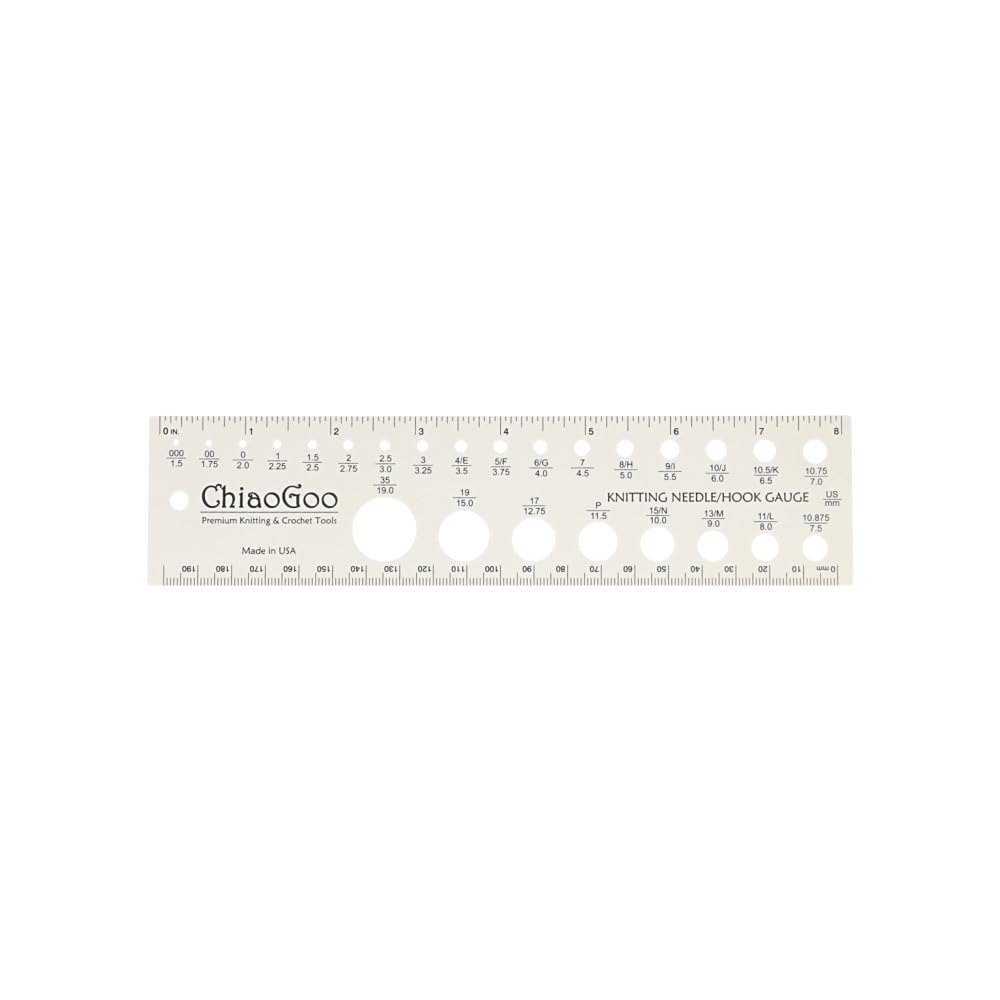 Jauge à aiguilles 20 cm - Chiaogoo