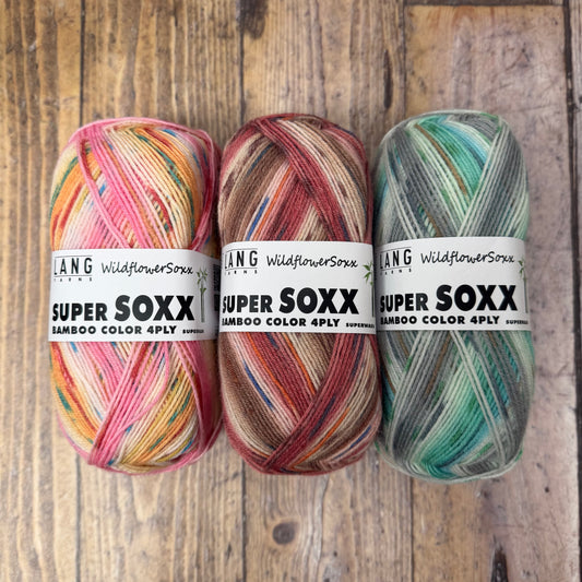 Super Soxx Bamboo Color 4 ply - Lang Yarns