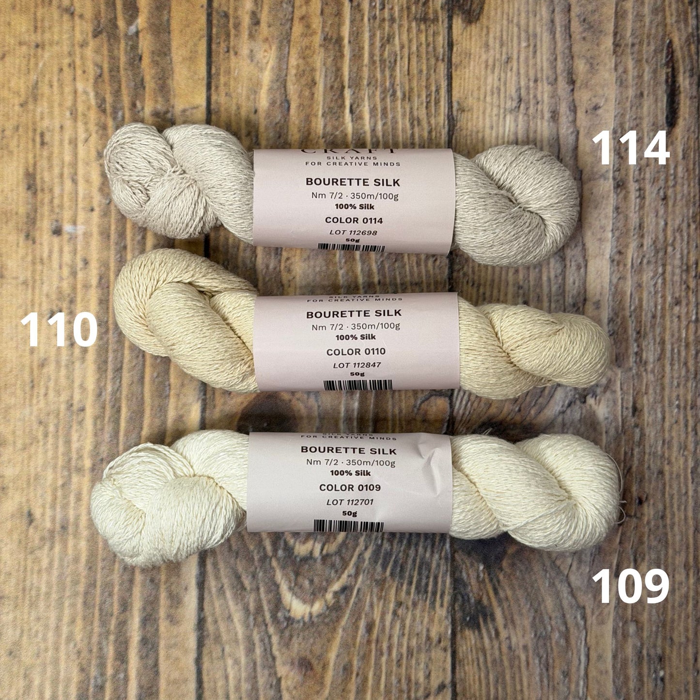 Bourrette silk - CRAFT - Spun Silk World