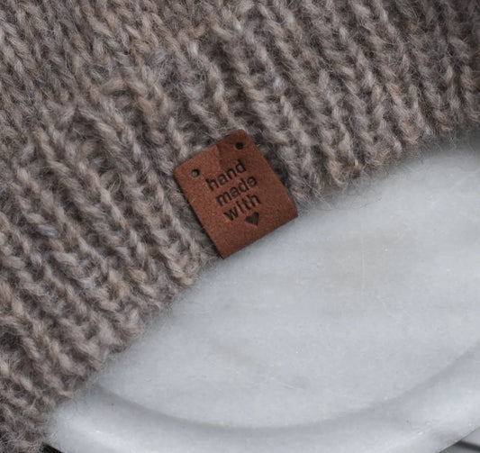 Étiquettes en similicuir - KNITS