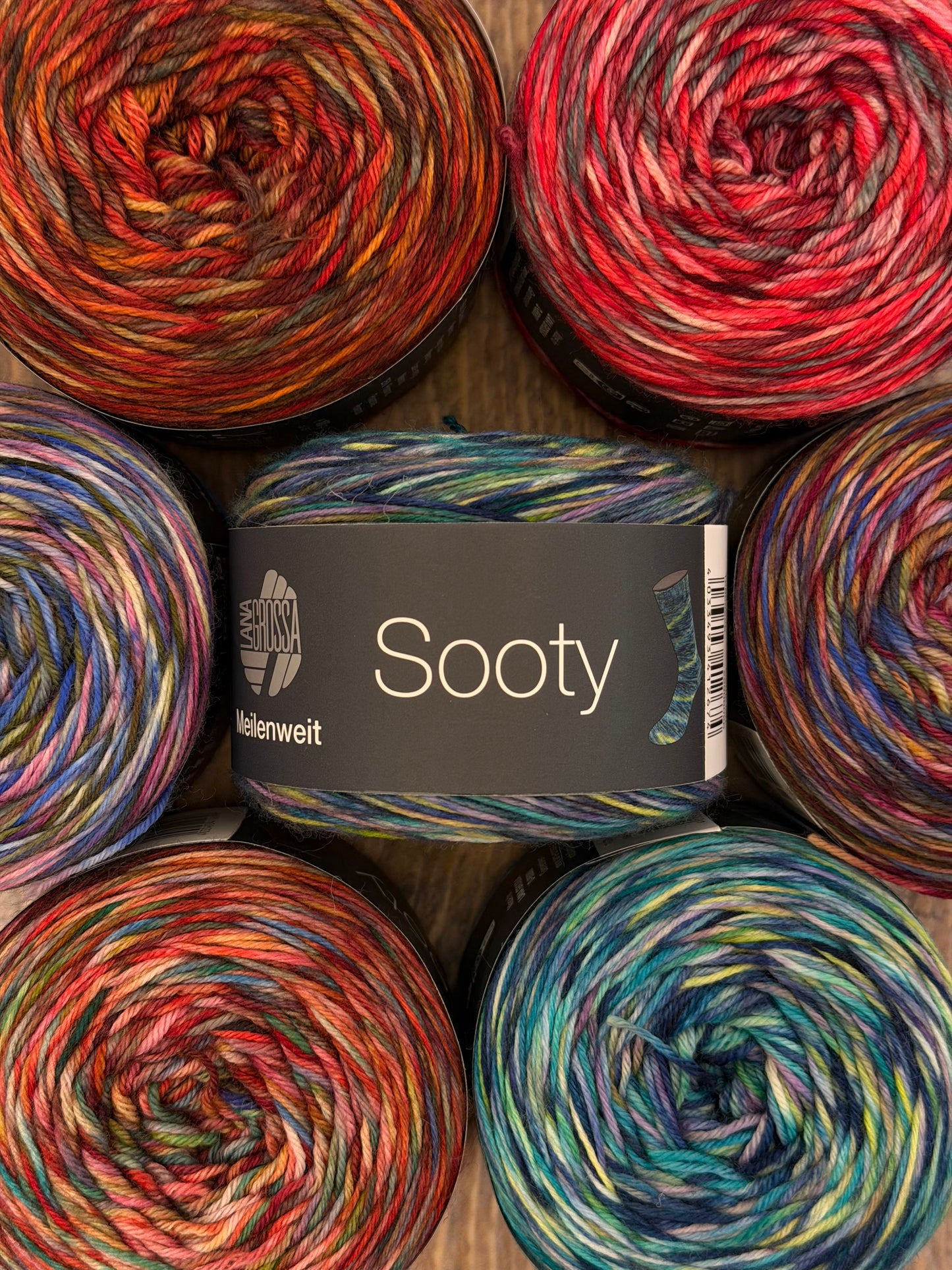 ¡NUEVOS COLORES! Meilenweit Sooty - Lana Grossa
