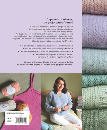 J'apprends à tricoter en 16 projets - Stéphanie Lanni