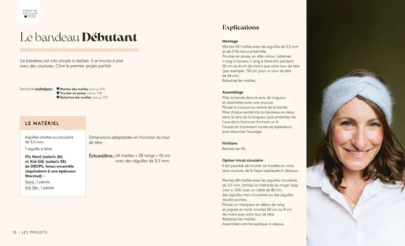 J'apprends à tricoter en 16 projets - Stéphanie Lanni
