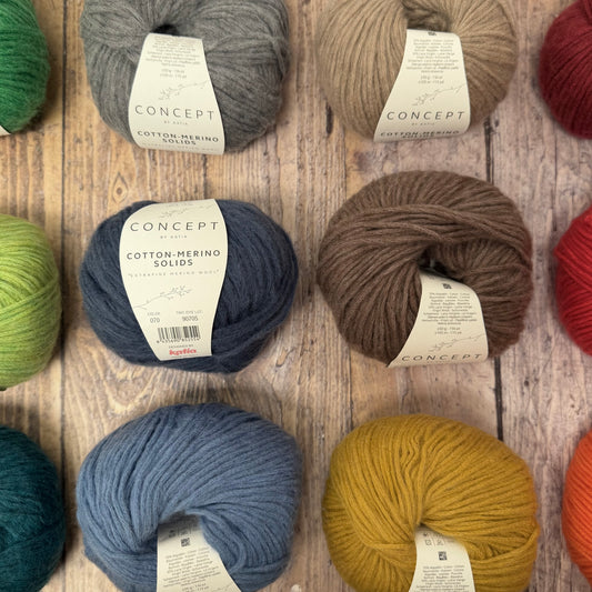 Cotton-Merino Solids - Katia