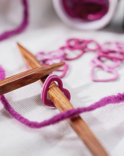Anneaux marqueurs coeur - KnitPro x Lana Grossa