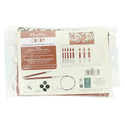Juego de agujas intercambiables - Cocoa 13 cm (5") - KnitPro