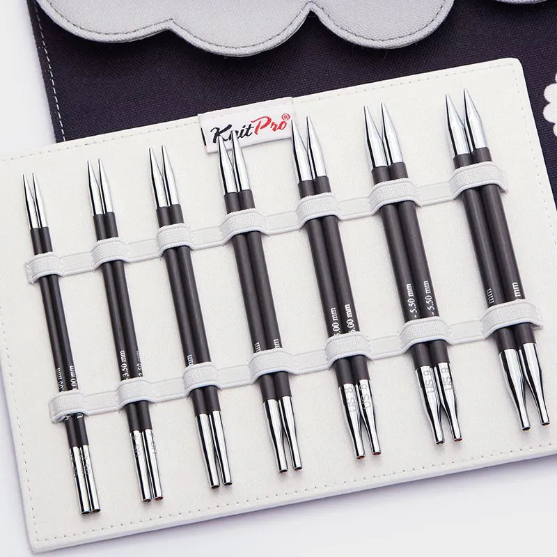Set d'aiguilles interchangeables - Karbonz Midi 13 cm (5") - KnitPro