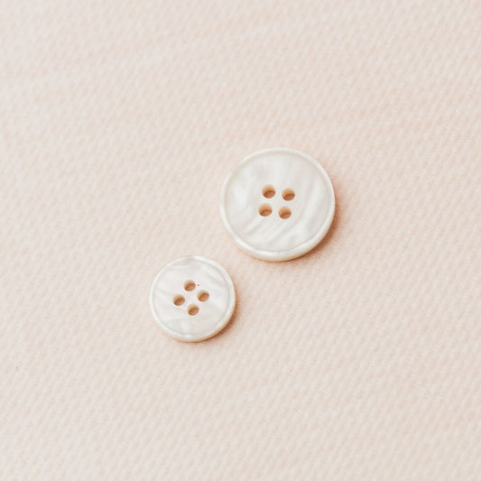 Boutons en résine nacrée 15 mm - KNITS