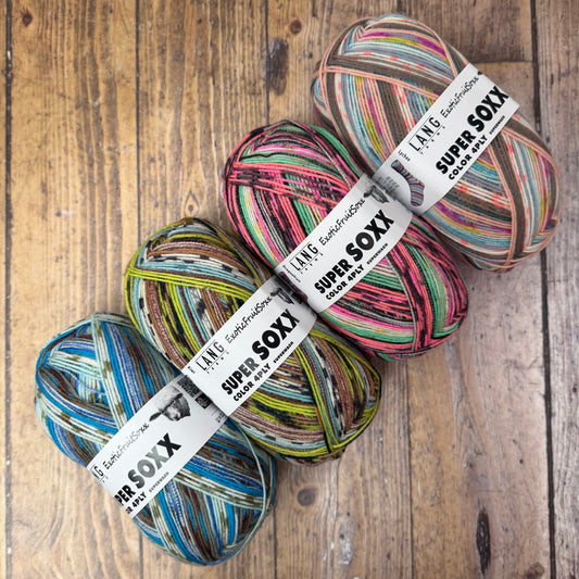 Super Soxx Color 4 ply (Exotic Fruit) - Lang Yarns