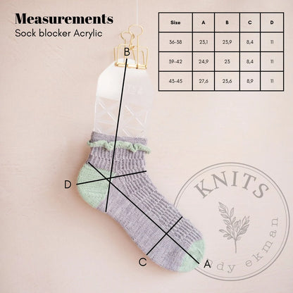Bloqueurs à chaussettes en acrylique - KNITS