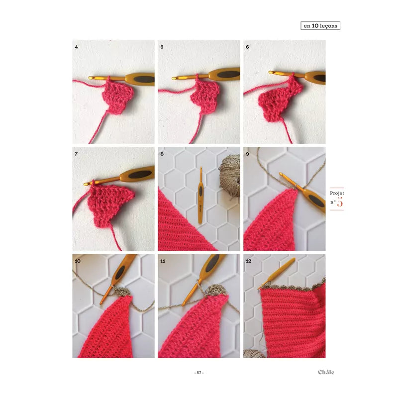 Learn to Crochet in 10 Lessons - Éditions de Saxe