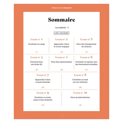 Learn to Crochet in 10 Lessons - Éditions de Saxe