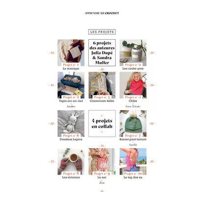 Learn to Crochet in 10 Lessons - Éditions de Saxe
