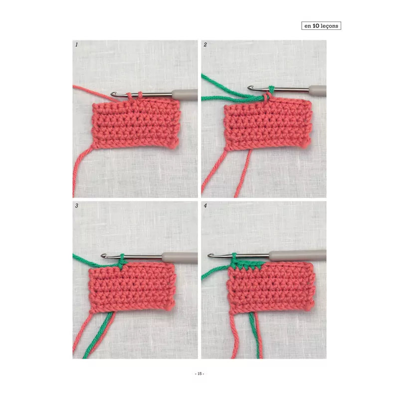 Learn to Crochet in 10 Lessons - Éditions de Saxe