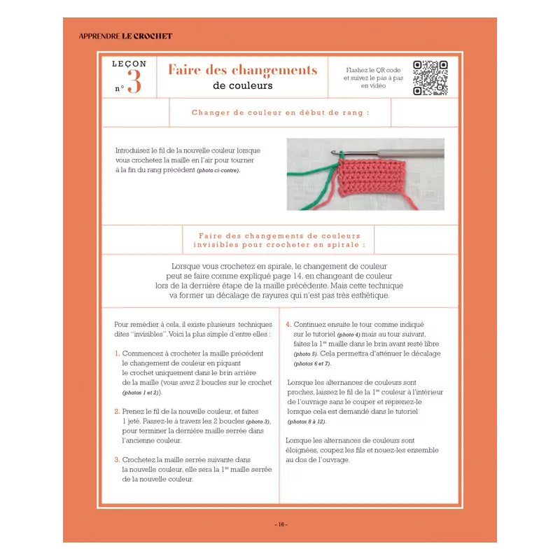 Learn to Crochet in 10 Lessons - Éditions de Saxe