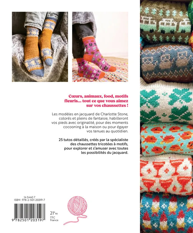 Chaussettes créatives à tricoter - Charlotte Stone & Made in Marabout