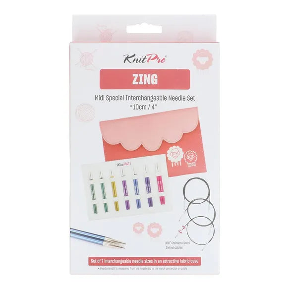 Set d'aiguilles interchangeables - zing 10 cm - Knit Pro