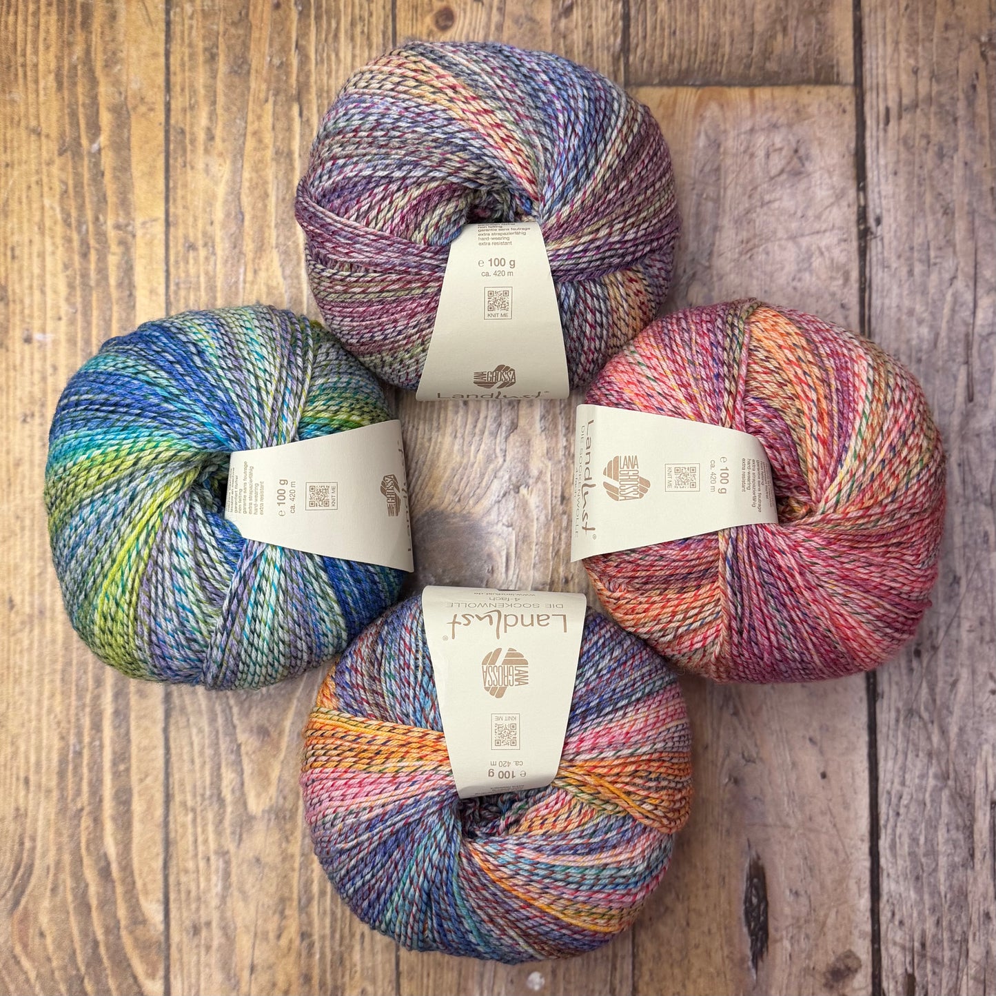Landlust Die Sockenwolle 4-fach 200 - Lana Grossa