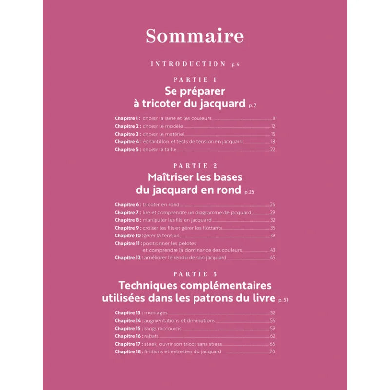 Oser le jacquard en rond - Alice Gerfault & Éditions de Saxe