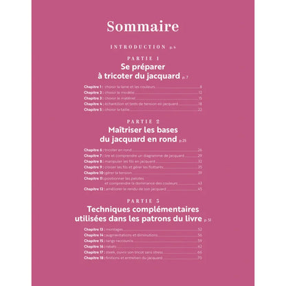 Oser le jacquard en rond - Alice Gerfault & Éditions de Saxe