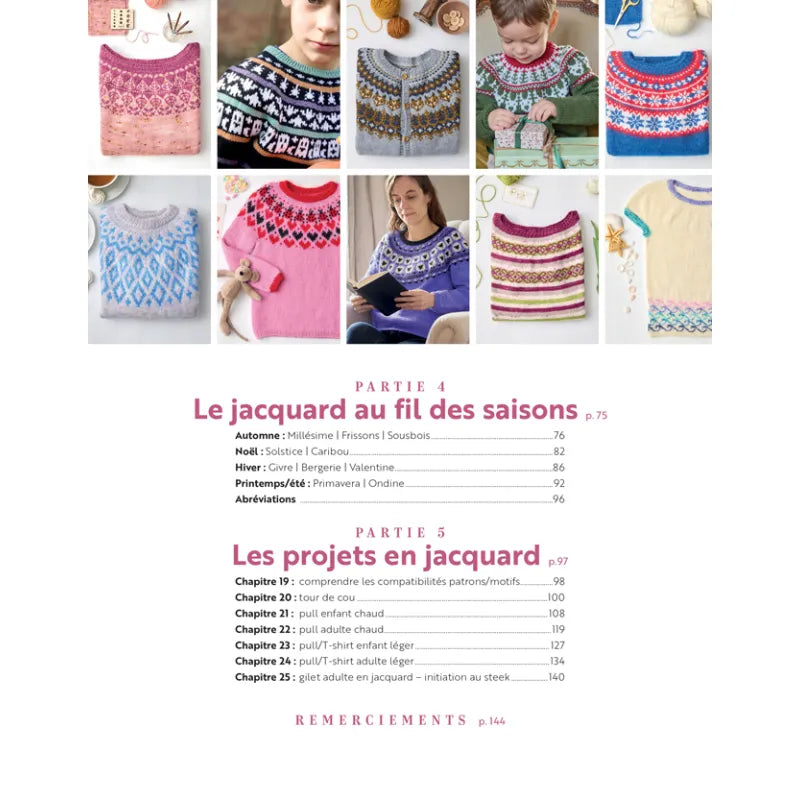 Oser le jacquard en rond - Alice Gerfault & Éditions de Saxe