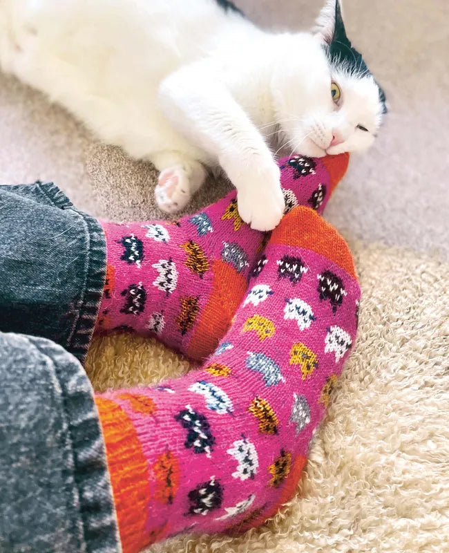 Chaussettes créatives à tricoter - Charlotte Stone & Made in Marabout