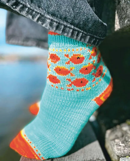 Chaussettes créatives à tricoter - Charlotte Stone & Made in Marabout