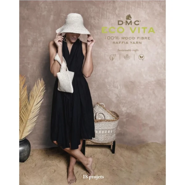 Livre catalogue Raffia Eco Vita de DMC