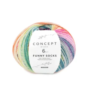 Pelote de Funny Socks 6 ply de Katia Concept